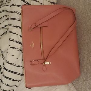 Pink Coach Outlet Tote Bag New